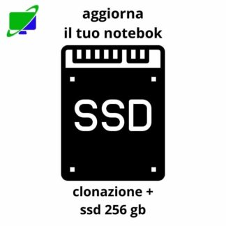 Kit ssd 256 gb+ clonazione